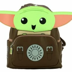 The Mandalorian Loungefly Fye Mandalorian Cosplay Faux Leather Mini Backpack
