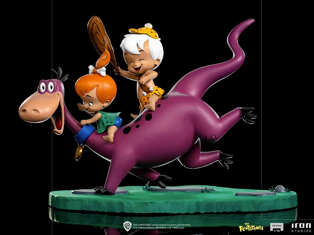 New π Official Iron Studios The Flintstones Dino, Pebbles And Bamm-Bamm 1:10 Art Scale Statue Premium Collectibles β€οΈ 2 Official Iron Studios The Flintstones Dino, Pebbles And Bamm-Bamm 1:10 Art Scale Statue Premium Collectibles