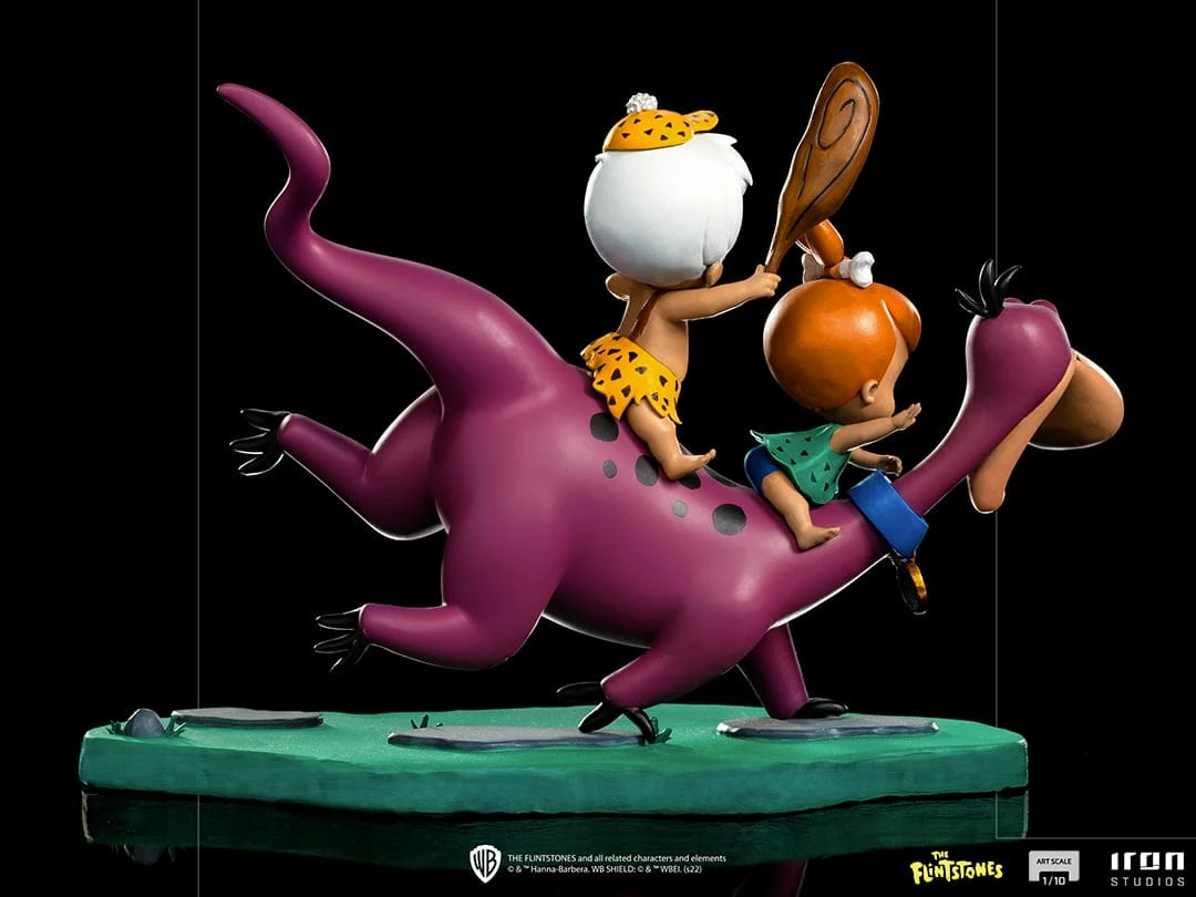 New π Official Iron Studios The Flintstones Dino, Pebbles And Bamm-Bamm 1:10 Art Scale Statue Premium Collectibles β€οΈ 3 Official Iron Studios The Flintstones Dino, Pebbles And Bamm-Bamm 1:10 Art Scale Statue Premium Collectibles
