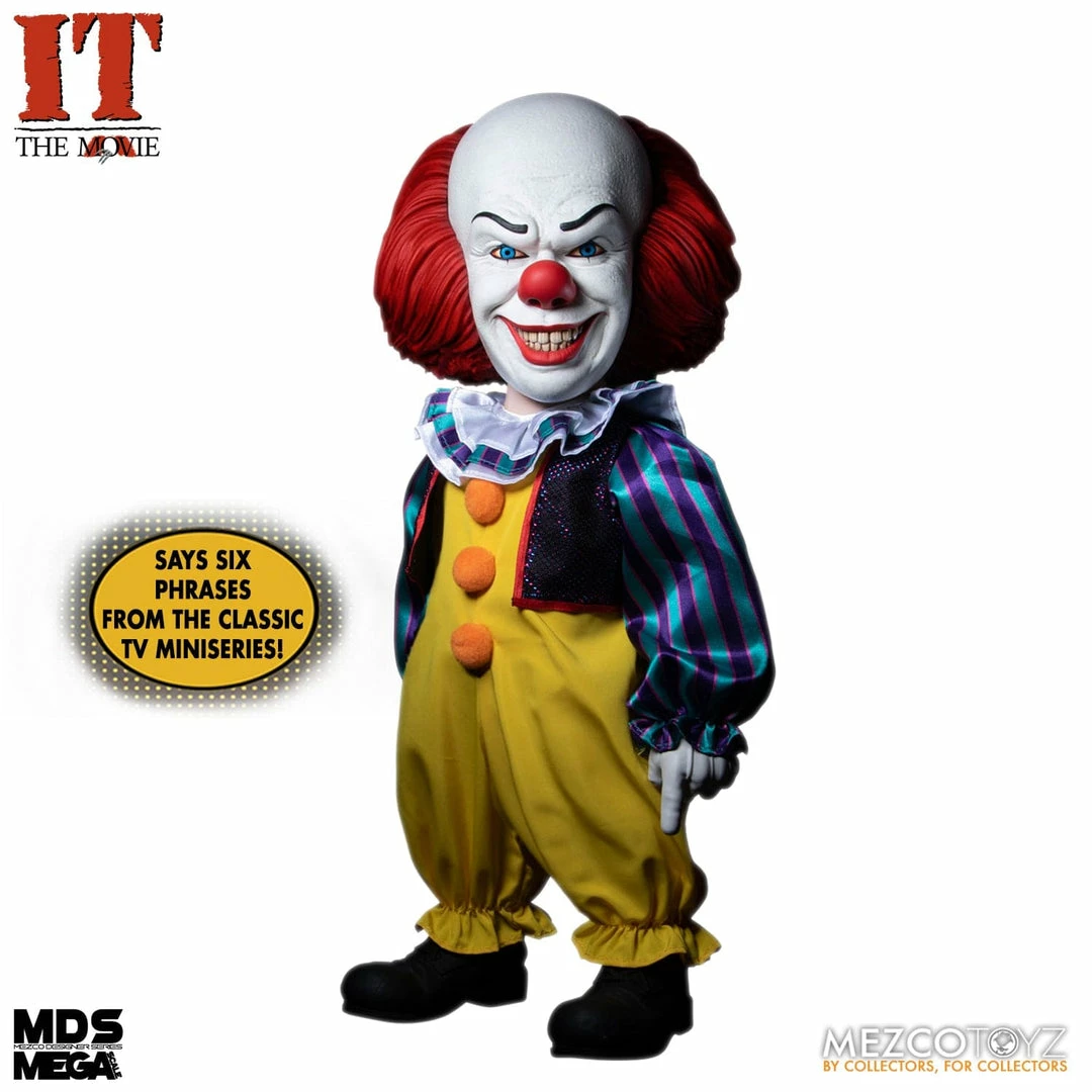 Budget π Horror IT 1990 Pennywise 15 Inch Mds Mega Figure With Sound π 4 Horror IT 1990 Pennywise 15 Inch Mds Mega Figure With Sound