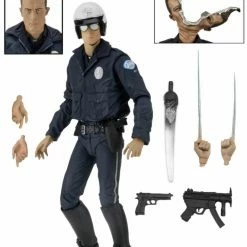 Terminator 2 T1000 (Motorcycle Cop) Ultimate 7 Inch Scale Action Figure Horror