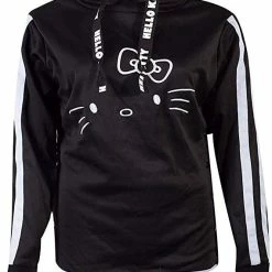 Official Sanrio Hello Kitty Side Buttons Hello Kitty Women's Hoodies Apparel