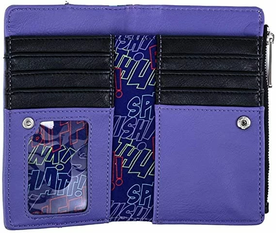 Cheapest π€© Villians LoungeFly Batman π© Women Villains Chibi AOP Mini Wallet π 3 Villians LoungeFly Batman Women Villains Chibi AOP Mini Wallet