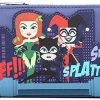 Villians LoungeFly Batman Women Villains Chibi AOP Mini Wallet