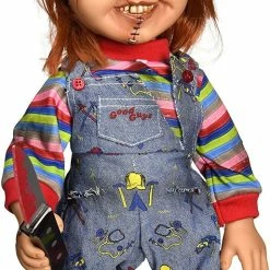 Horror Chucky "Scarred Face" 15 Inch Mds Mega Scale Figure With Sound Star Images - UK Exclusive