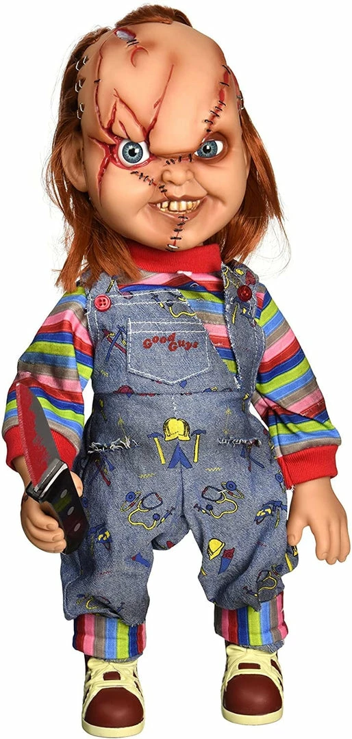 Top 10 ⭐ Horror Chucky "Scarred Face" 15 Inch Mds Mega Scale Figure With Sound Star Images - UK Exclusive ⌛ 2 Horror Chucky "Scarred Face" 15 Inch Mds Mega Scale Figure With Sound Star Images - UK Exclusive
