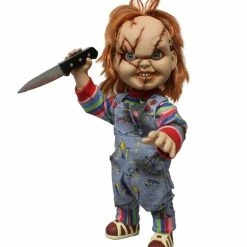 Top 10 ⭐ Horror Chucky "Scarred Face" 15 Inch Mds Mega Scale Figure With Sound Star Images - UK Exclusive ⌛ 5 Horror Chucky