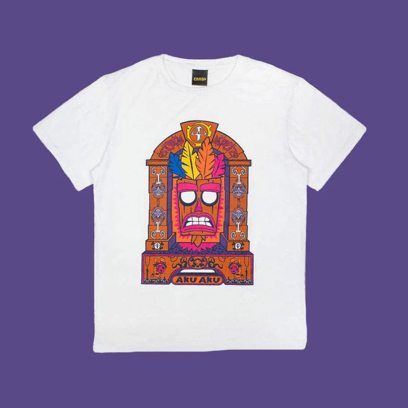 Outlet π Official Crash Bandicoot Aku Aku T-Shirts π 1 Official Crash Bandicoot Aku Aku T-Shirts