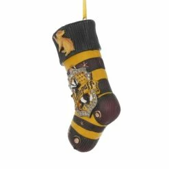 Official Harry Potter Hufflepuff Stocking Hanging Ornament