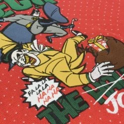 DC Christmas Jumper Official Batman Deck The Halls Christmas Jumper / Ugly Sweater