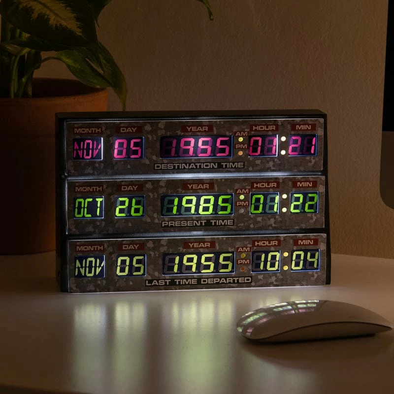 Outlet π₯° Official Back To The Future 3D Desk Lamp / Wall Light π 2 Official Back To The Future 3D Desk Lamp / Wall Light
