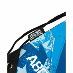 Official Call Of Duty Modern Warfare Blue Camo Drawstring Bag Bags