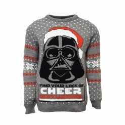 Star Wars Christmas Jumper Official Star Wars Darth Vader Christmas Jumper / Ugly Sweater