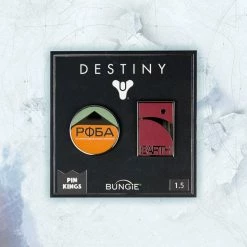 Pin Kings Destiny Enamel Pin Badge Set 1.5 – PФБA And Earth