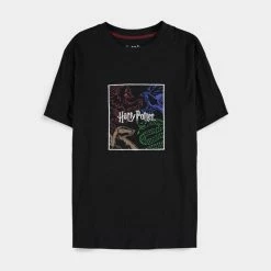 Official Harry Potter Hogwarts Houses Women's Short Sleeved T-Shirts Apparel