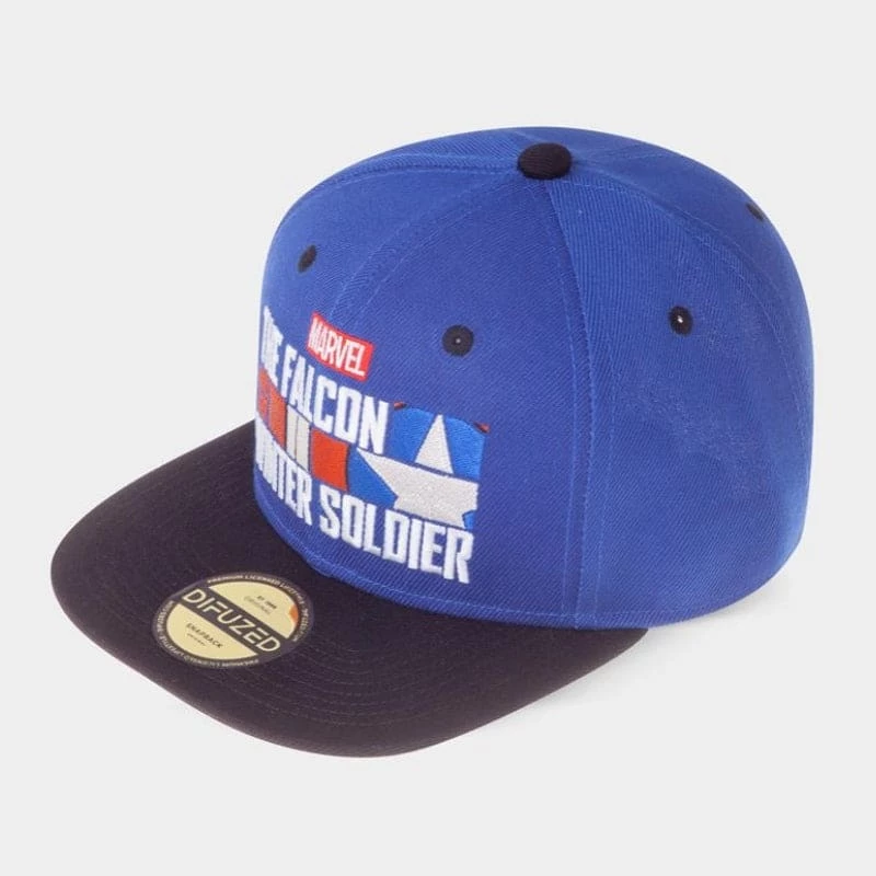 Hot Sale βοΈ The Falcon And The Winter Soldier Official Marvel Winter Soldier Logo Snapback π 2 The Falcon And The Winter Soldier Official Marvel Winter Soldier Logo Snapback