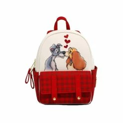 Loungefly The Lady And The Tramp Heart Mini Backpack