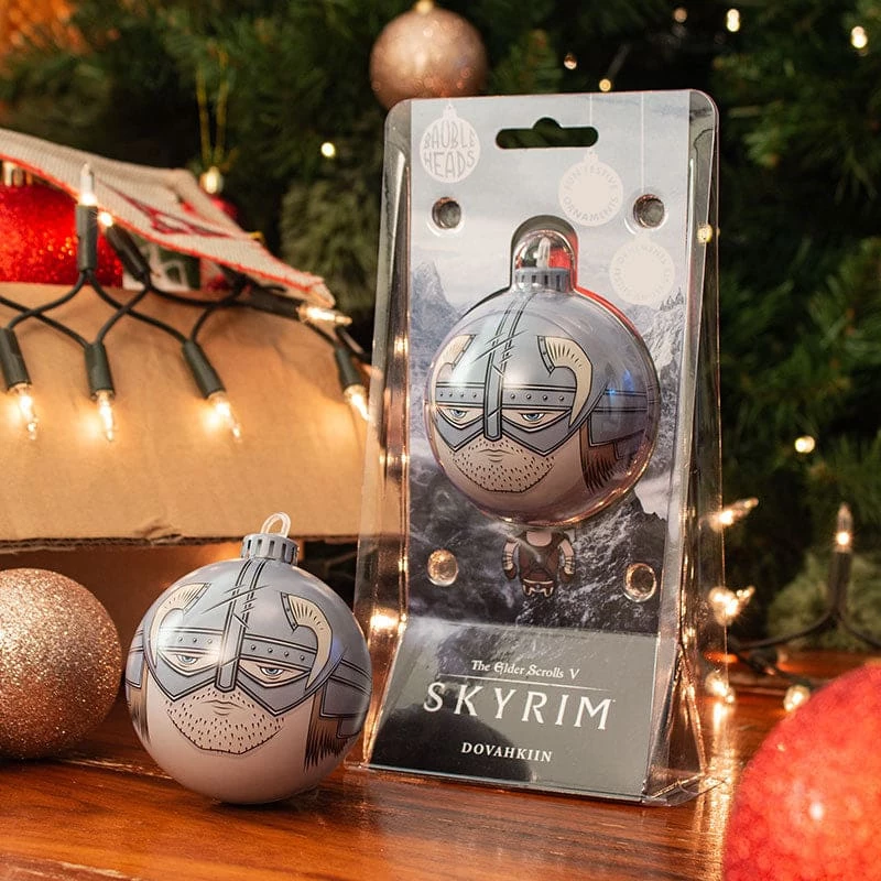 Buy 💯 Bethesda ❄ Christmas Decoration Bauble Heads Skyrim ‘Dovahkiin’ ❄ Christmas Decoration / Ornament 🔔 1 Bethesda Christmas Decoration Bauble Heads Skyrim ‘Dovahkiin’ Christmas Decoration / Ornament