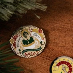 Pin Kings Elf Christmas Enamel Pin Badge Set 1.2 Accessories