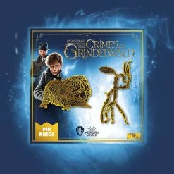 Pin Kings Harry Potter Fantastic Beasts Enamel Pin Badge Set 1.2 – Baby Niffler & Bowtruckle
