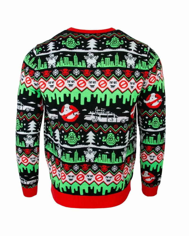 Outlet π Official Ghostbusters π Christmas Jumper / Ugly Sweater π₯° 4 Official Ghostbusters Christmas Jumper / Ugly Sweater