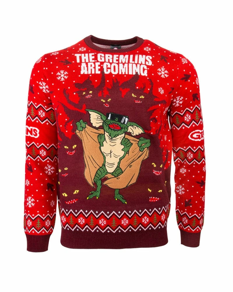 Outlet π Official Gremlins β Christmas Jumper / Ugly Sweater π 1 Official Gremlins Christmas Jumper / Ugly Sweater