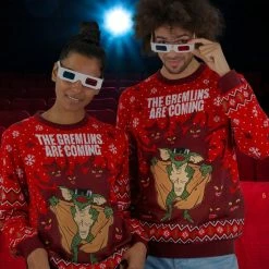 Outlet π Official Gremlins β Christmas Jumper / Ugly Sweater π 11 Official Gremlins Christmas Jumper / Ugly Sweater
