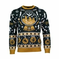 Harry Potter Christmas Jumper Official Harry Potter ‘Snow Globe Christmas’ Christmas Jumper / Ugly Sweater