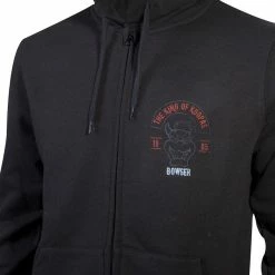 Super Mario Official Nintendo King Of Koopa's Zipper Hoodies