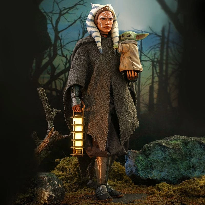 New π Official Hot Toys Star Wars The Mandalorian Ahsoka Tano And Grogu 1:6 Scale Figure π 1 Official Hot Toys Star Wars The Mandalorian Ahsoka Tano And Grogu 1:6 Scale Figure
