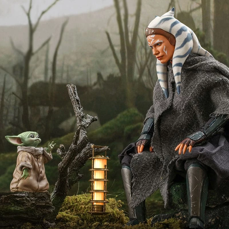 New π Official Hot Toys Star Wars The Mandalorian Ahsoka Tano And Grogu 1:6 Scale Figure π 5 Official Hot Toys Star Wars The Mandalorian Ahsoka Tano And Grogu 1:6 Scale Figure