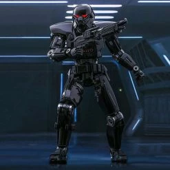 Official Hot Toys Star Wars The Mandalorian Dark Trooper 1:6 Scale Figure