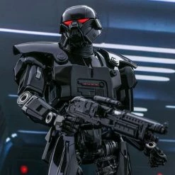 Official Hot Toys Star Wars The Mandalorian Dark Trooper 1:6 Scale Figure