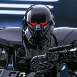 Official Hot Toys Star Wars The Mandalorian Dark Trooper 1:6 Scale Figure