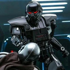 Official Hot Toys Star Wars The Mandalorian Dark Trooper 1:6 Scale Figure