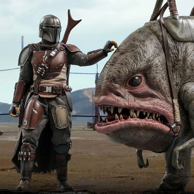 Top 10 π Official Hot Toys Star Wars The Mandalorian And Blurrg 1:6 Scale Figure Set π― 2 Official Hot Toys Star Wars The Mandalorian And Blurrg 1:6 Scale Figure Set
