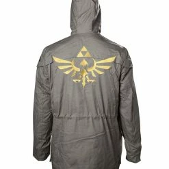 Official Nintendo Legend Of Zelda Triforce Logo Parka Apparel