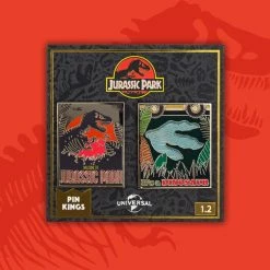 Pin Kings Jurassic Park Enamel Badge Set 1.2