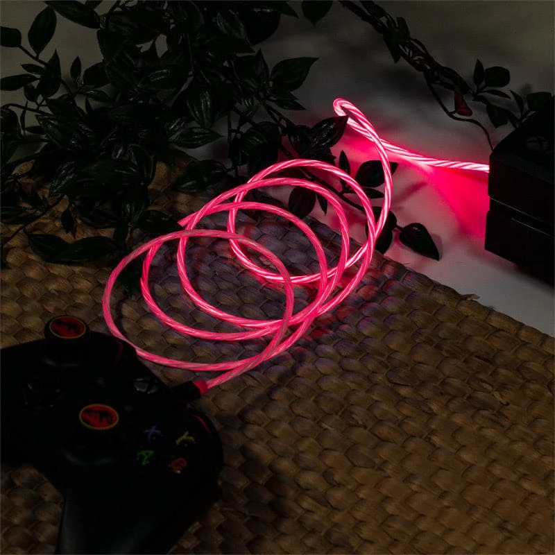 Hot Sale π₯° Gaming Accessories Official Jurassic Park LED Micro USB Cable & Thumb Grips (PS4 And Xbox One) π 3 Gaming Accessories Official Jurassic Park LED Micro USB Cable & Thumb Grips (PS4 And Xbox One)