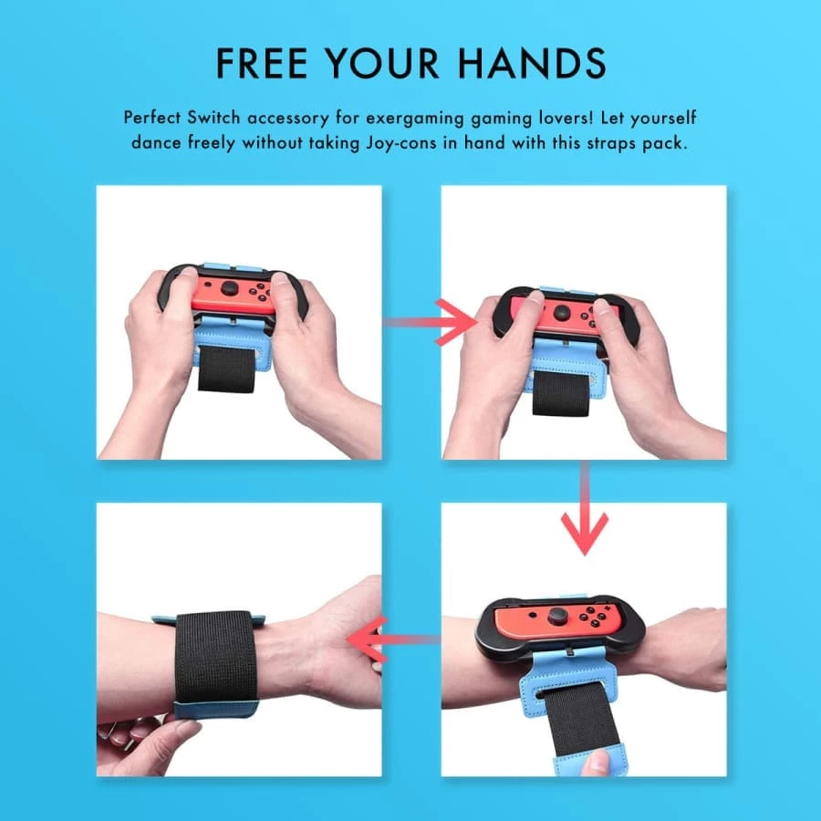 Cheap 𧨠Numskull Nintendo Switch Joy-Con Ring Fit & Just Dance Straps (2 Pack) βοΈ 2 Numskull Nintendo Switch Joy-Con Ring Fit & Just Dance Straps (2 Pack)