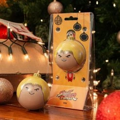 Street Fighter Christmas Decoration Bauble Heads Street Fighter ‘Ken’ Christmas Decoration / Ornament