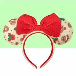 Mickey Mouse Loungefly Disney Mickey & Minnie Christmas Cookies Headband