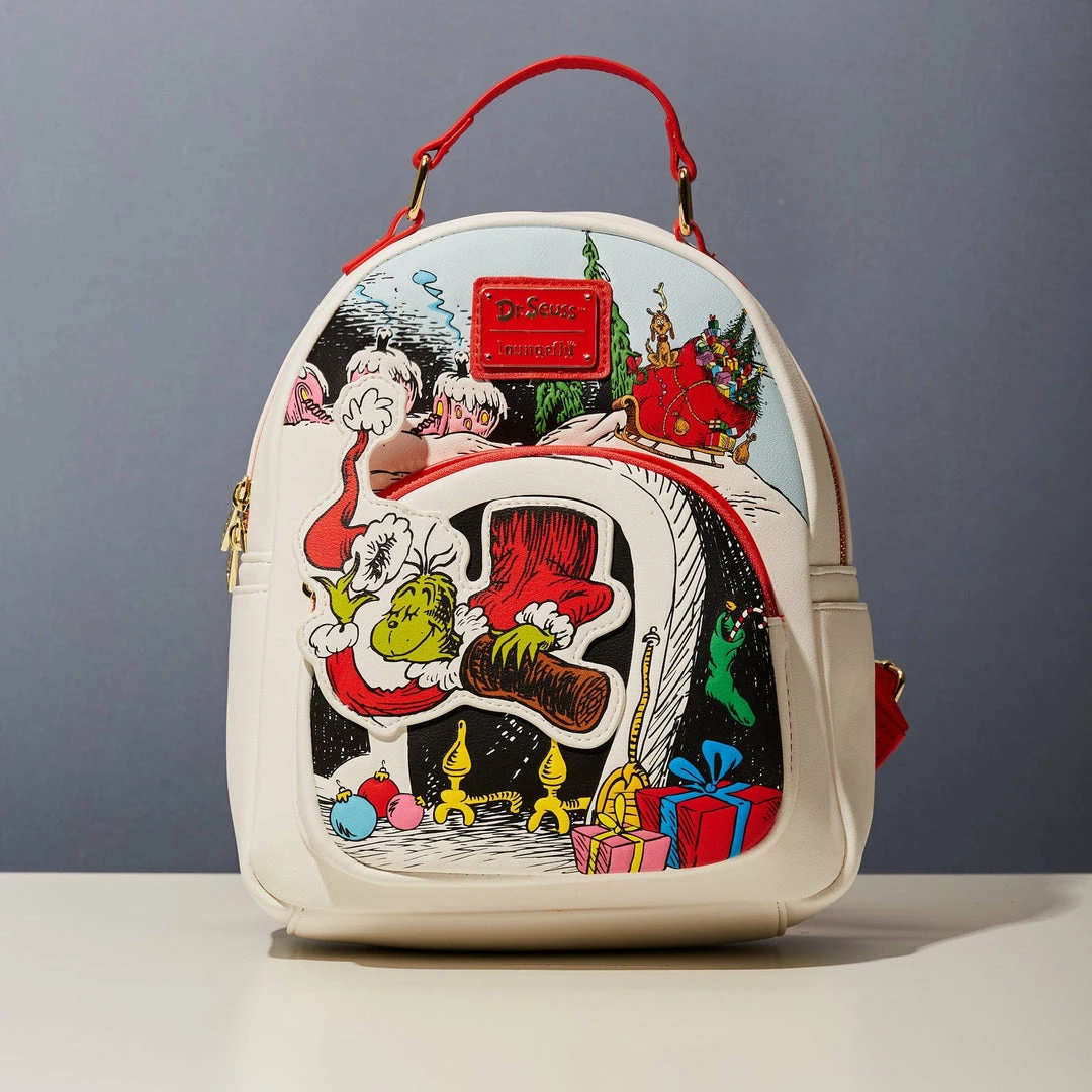 Best reviews of β€οΈ LoungeFly Dr. Seuss The Grinch Chimney Thief Mini π Backpack π 1 LoungeFly Dr. Seuss The Grinch Chimney Thief Mini Backpack