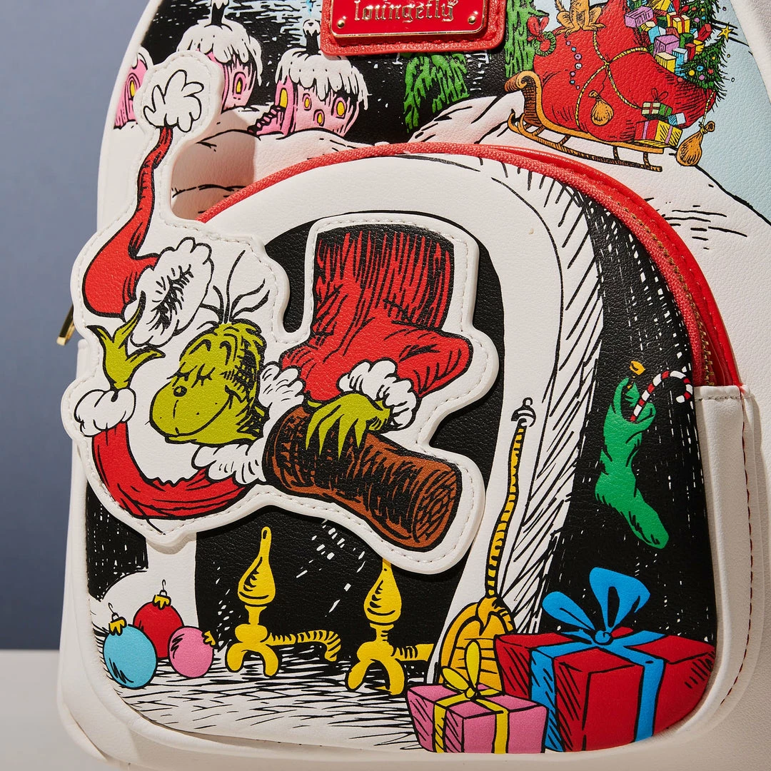 Best reviews of β€οΈ LoungeFly Dr. Seuss The Grinch Chimney Thief Mini π Backpack π 2 LoungeFly Dr. Seuss The Grinch Chimney Thief Mini Backpack