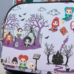 LoungeFly Disney Hocus Pocus Scene Aop Mini Backpack