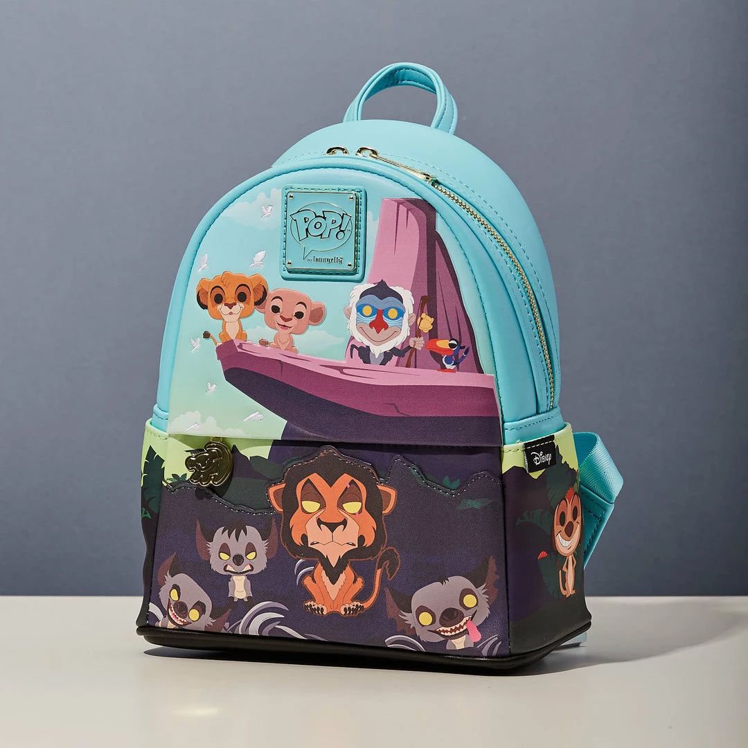 Hot Sale 🧨 LoungeFly Pop By Disney Lion King Pride Rock Mini 🎒 Backpack 👏 7 LoungeFly Pop By Disney Lion King Pride Rock Mini Backpack