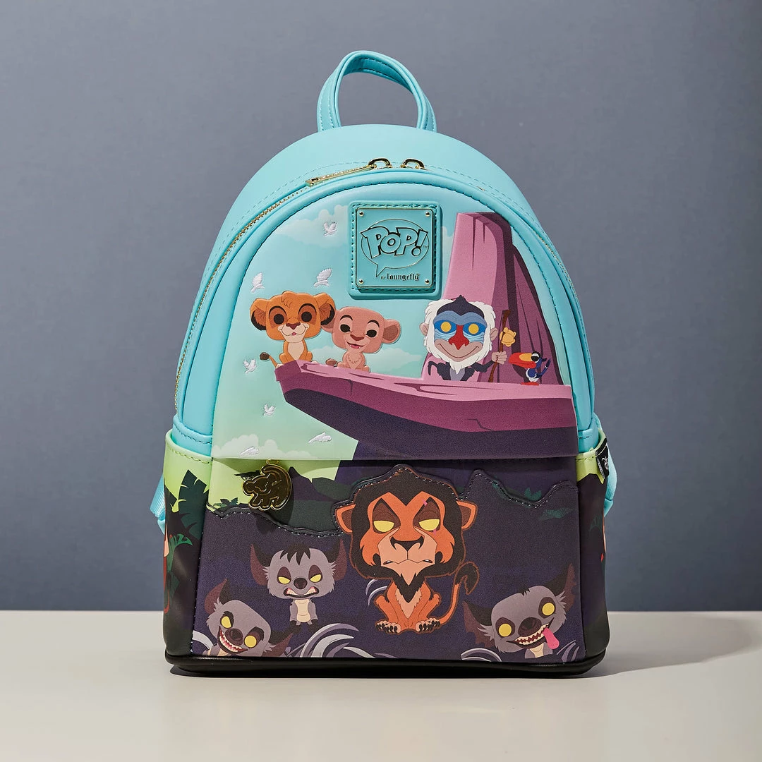 Hot Sale 🧨 LoungeFly Pop By Disney Lion King Pride Rock Mini 🎒 Backpack 👏 1 LoungeFly Pop By Disney Lion King Pride Rock Mini Backpack