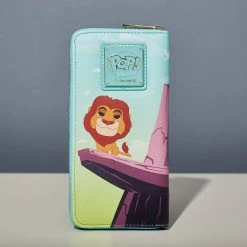 LoungeFly Pop By Disney Lion King Pride Rock Zip Around Wallet