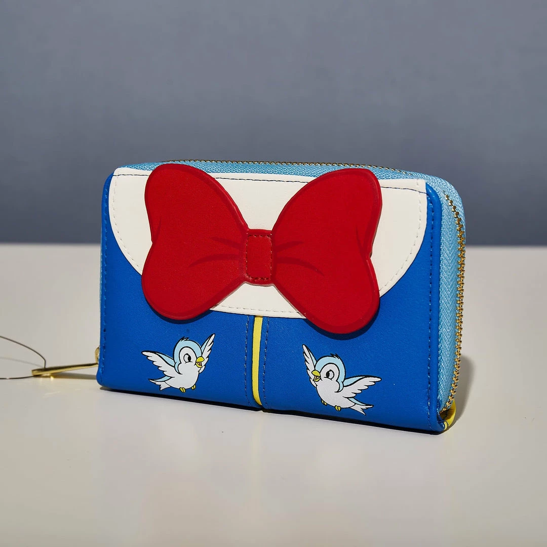 Discount π LoungeFly Disney Snow White Cosplay Bow Zip Around Wallet π₯° 5 LoungeFly Disney Snow White Cosplay Bow Zip Around Wallet