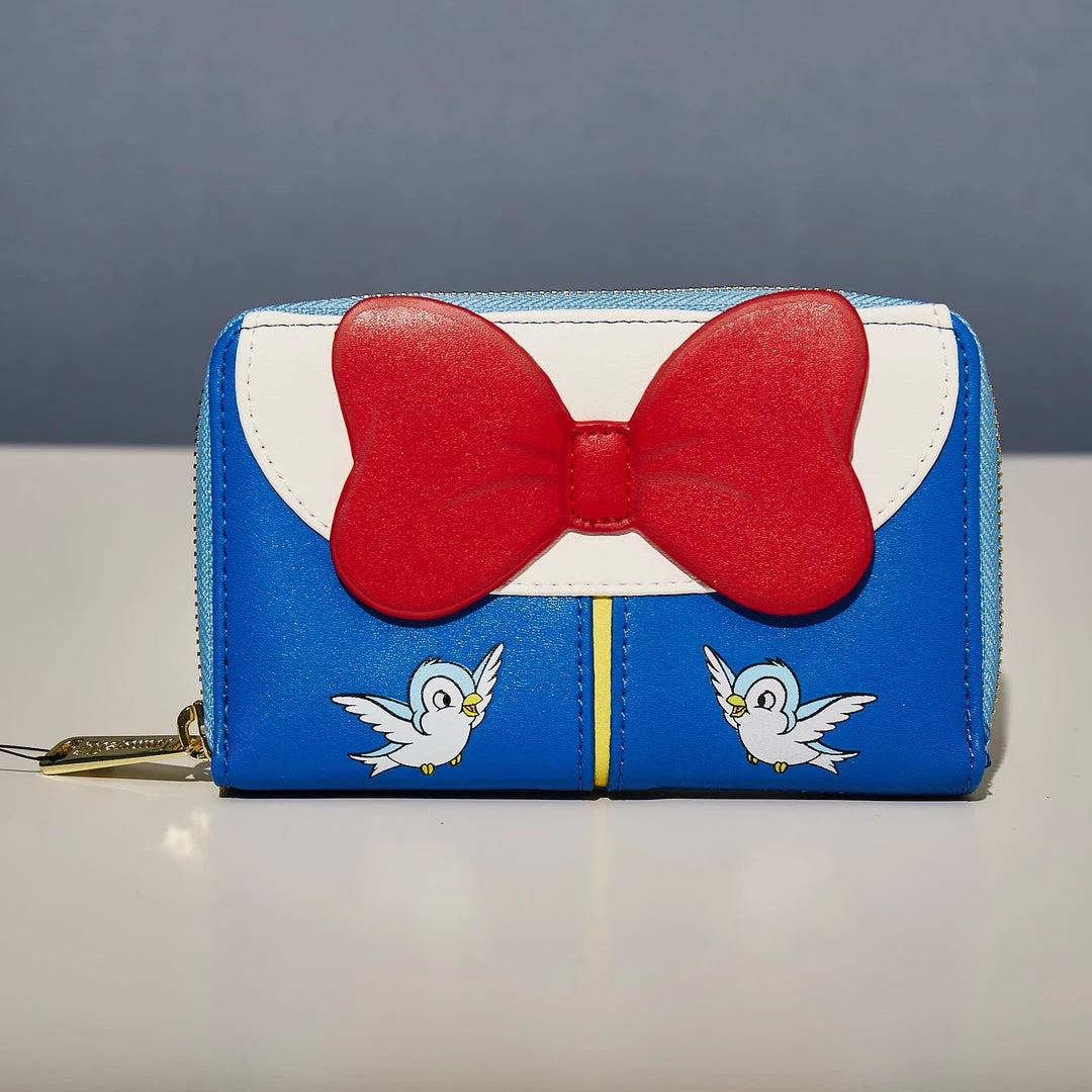 Discount π LoungeFly Disney Snow White Cosplay Bow Zip Around Wallet π₯° 1 LoungeFly Disney Snow White Cosplay Bow Zip Around Wallet